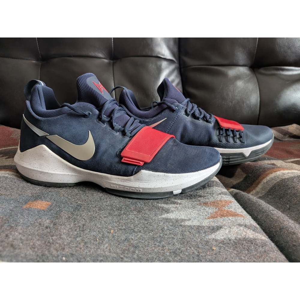 Nike PG 1 USA Olympics Mens Size 14 Red White Blue 878627-900 Rare
